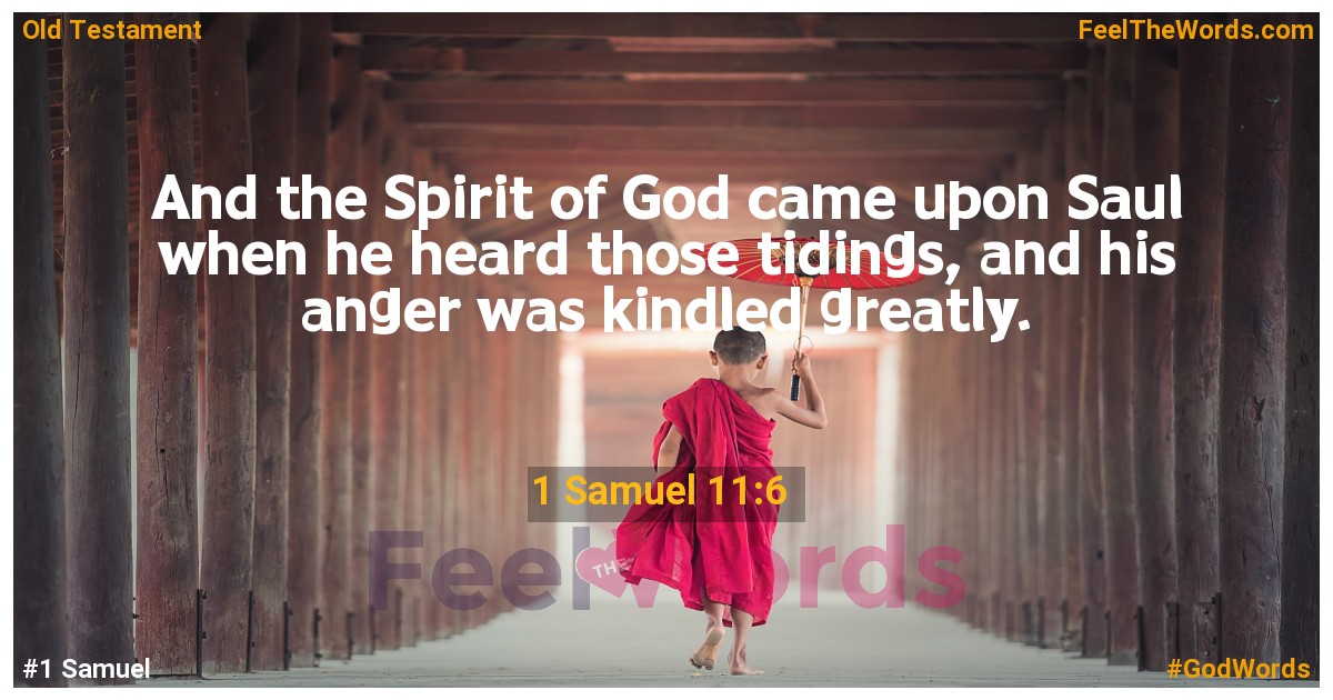 1 Samuel 11:6
