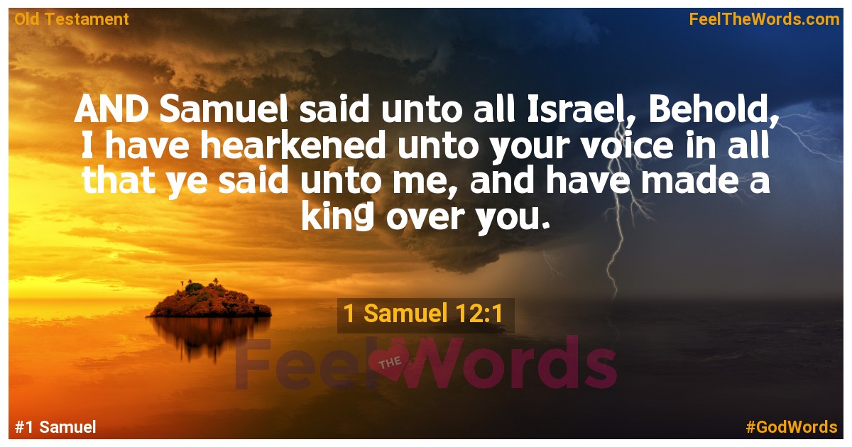 1 Samuel 12:1