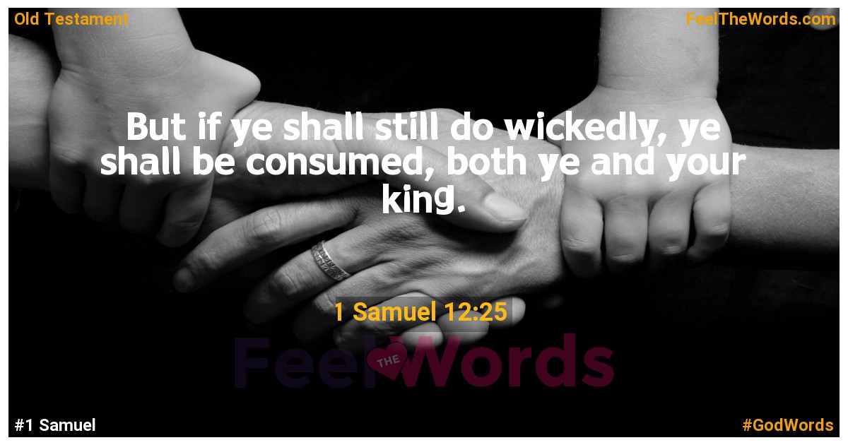 1 Samuel 12:25