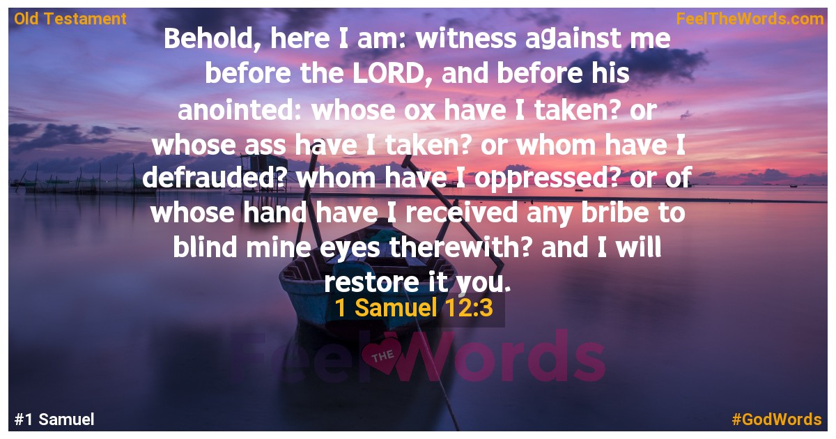 1 Samuel 12:3