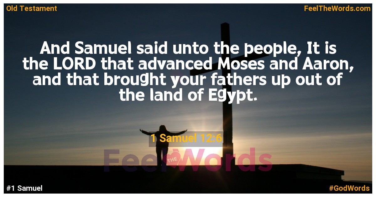 1 Samuel 12:6