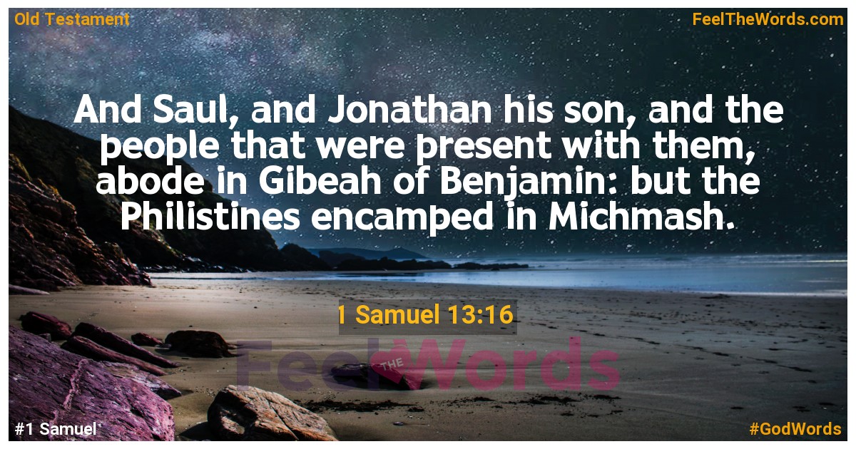 1 Samuel 13:16