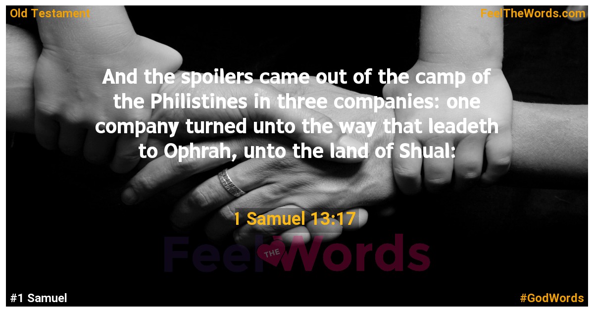 1 Samuel 13:17