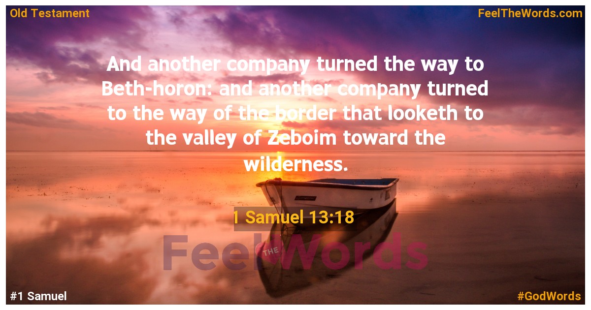1 Samuel 13:18