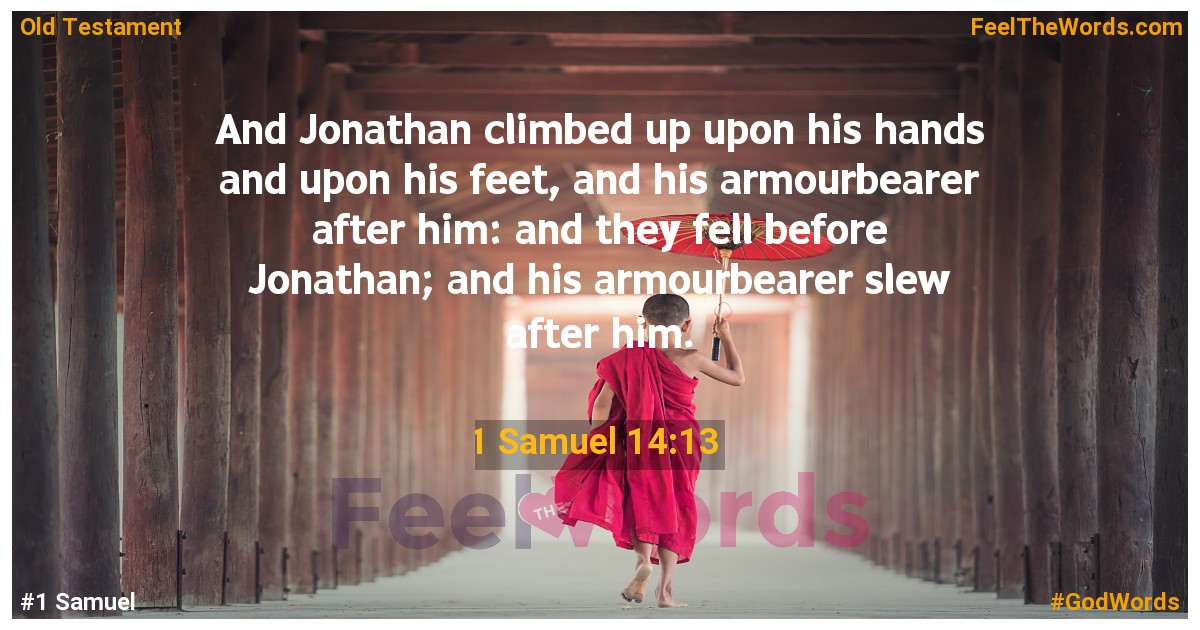 1 Samuel 14:13