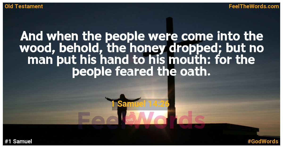 1 Samuel 14:26