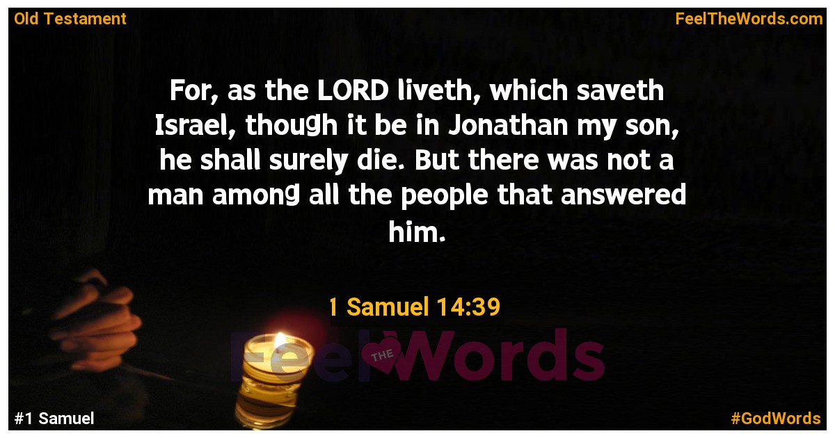 1 Samuel 14:39