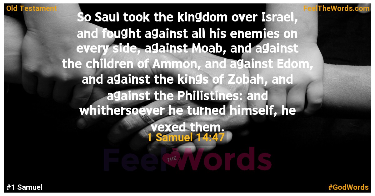 1 Samuel 14:47