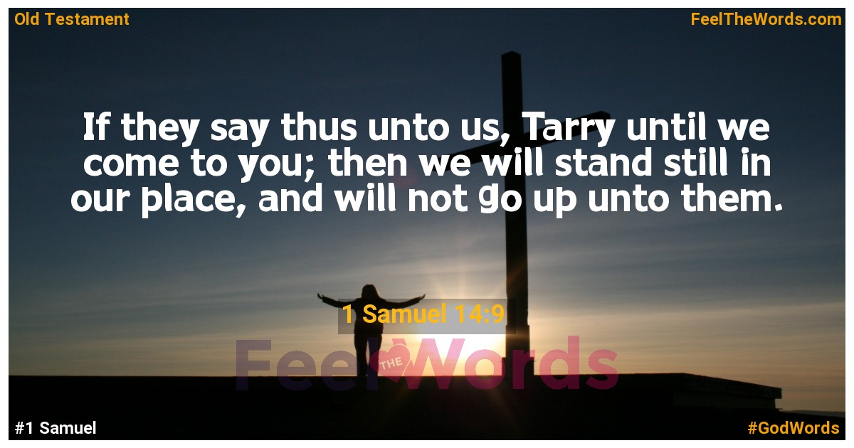 1 Samuel 14:9