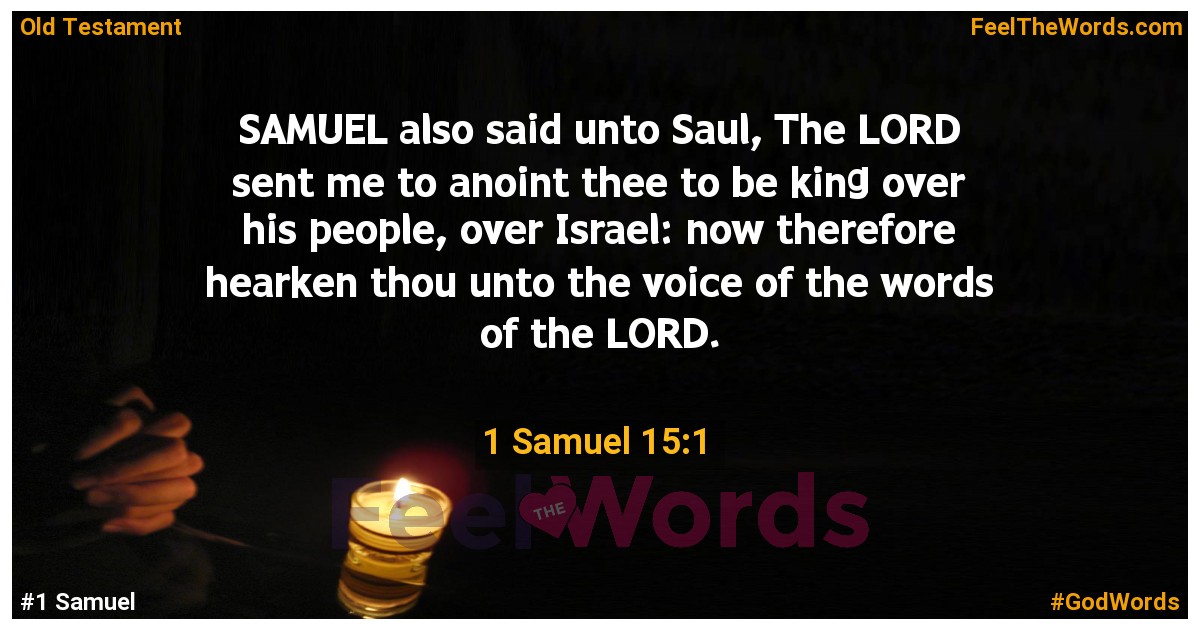 1 Samuel 15:1
