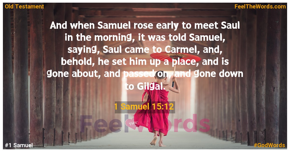 1 Samuel 15:12