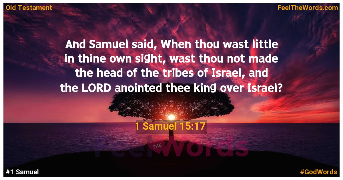 1 Samuel 15:17