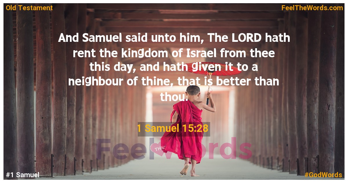 1 Samuel 15:28