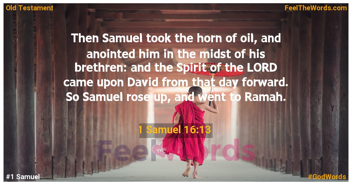 1 Samuel 16:13