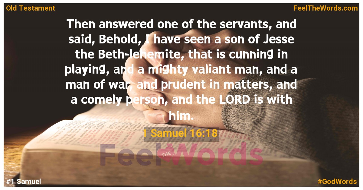 1 Samuel 16:18