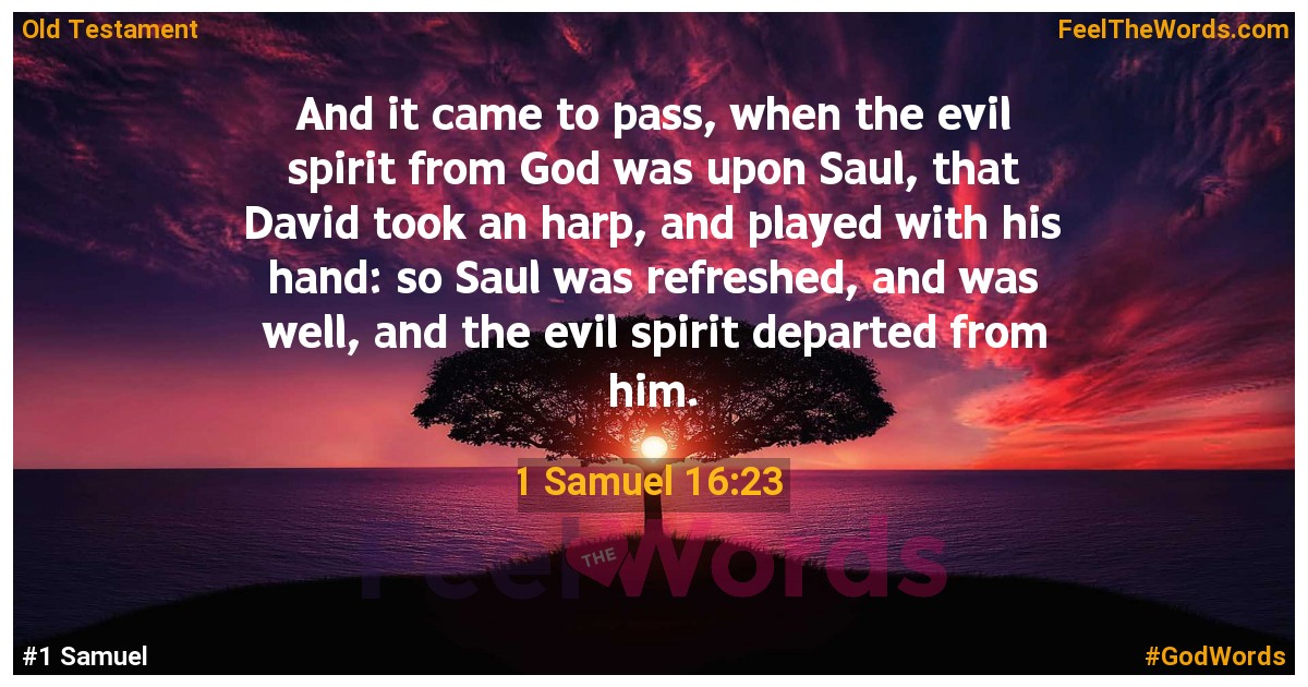 1 Samuel 16:23