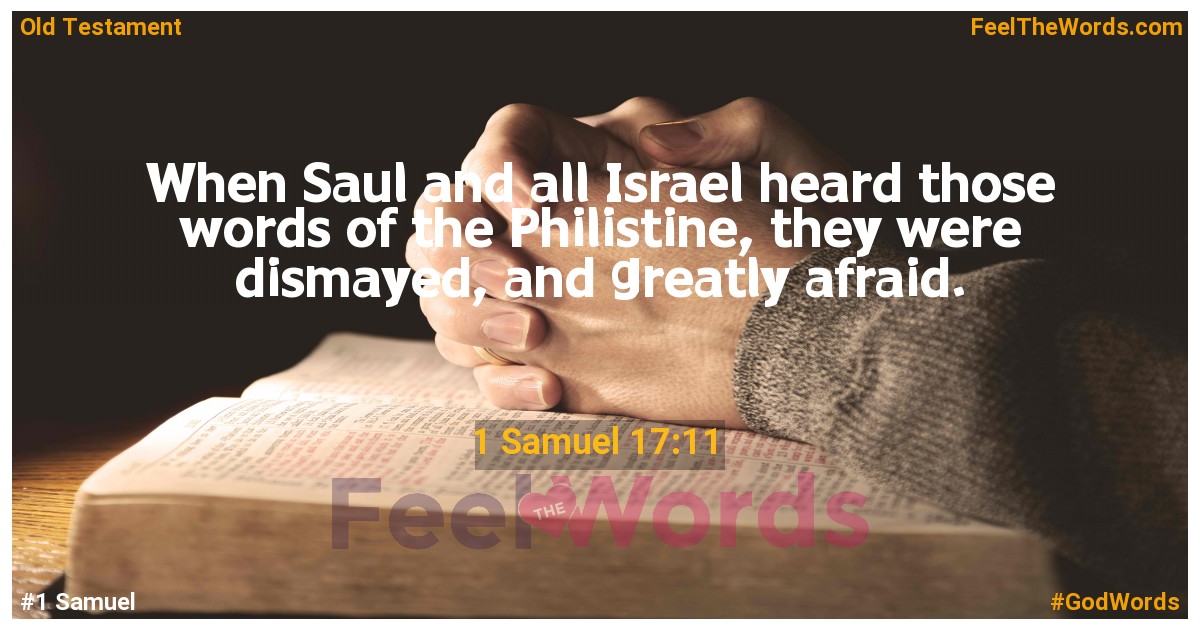 1 Samuel 17:11
