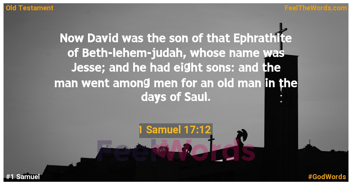 1 Samuel 17:12