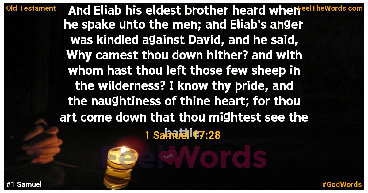 1 Samuel 17:28