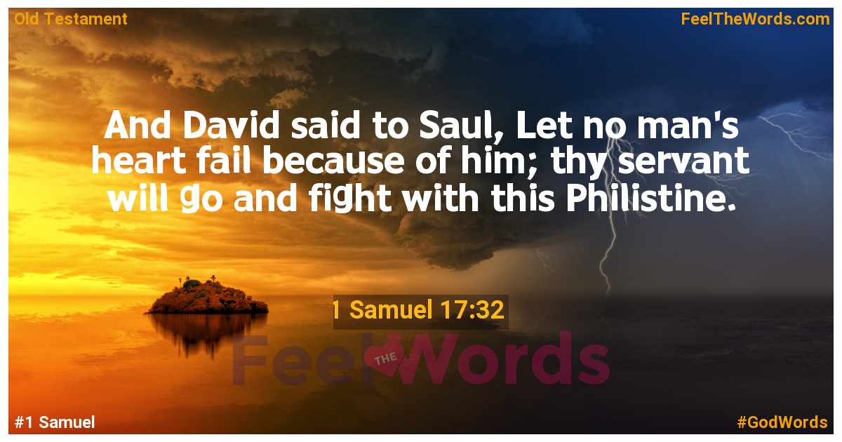1 Samuel 17:32