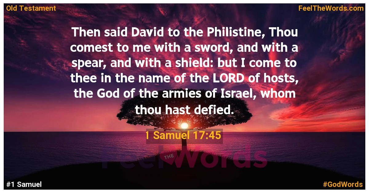 1 Samuel 17:45