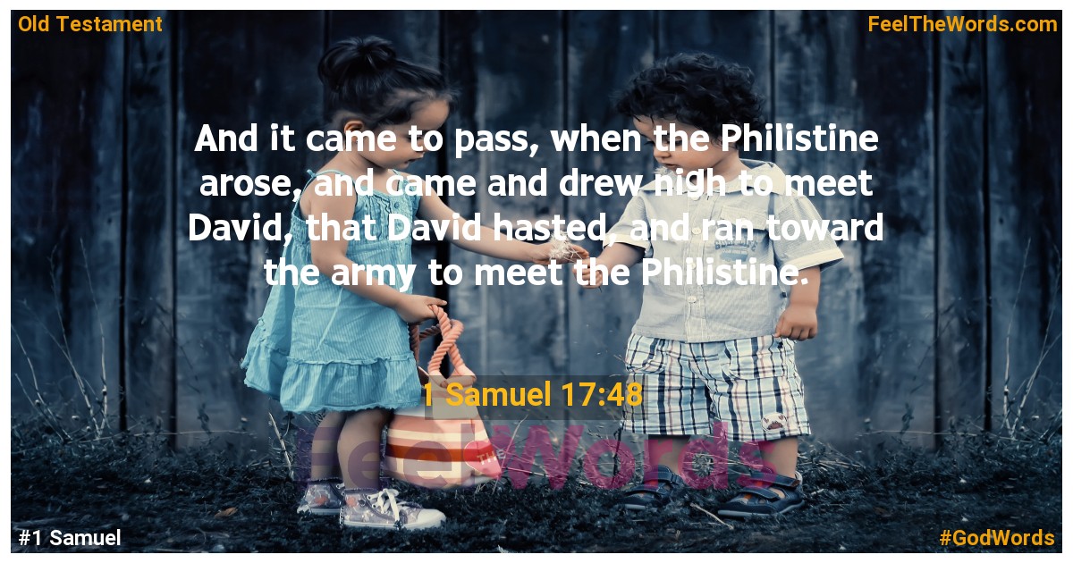 1 Samuel 17:48