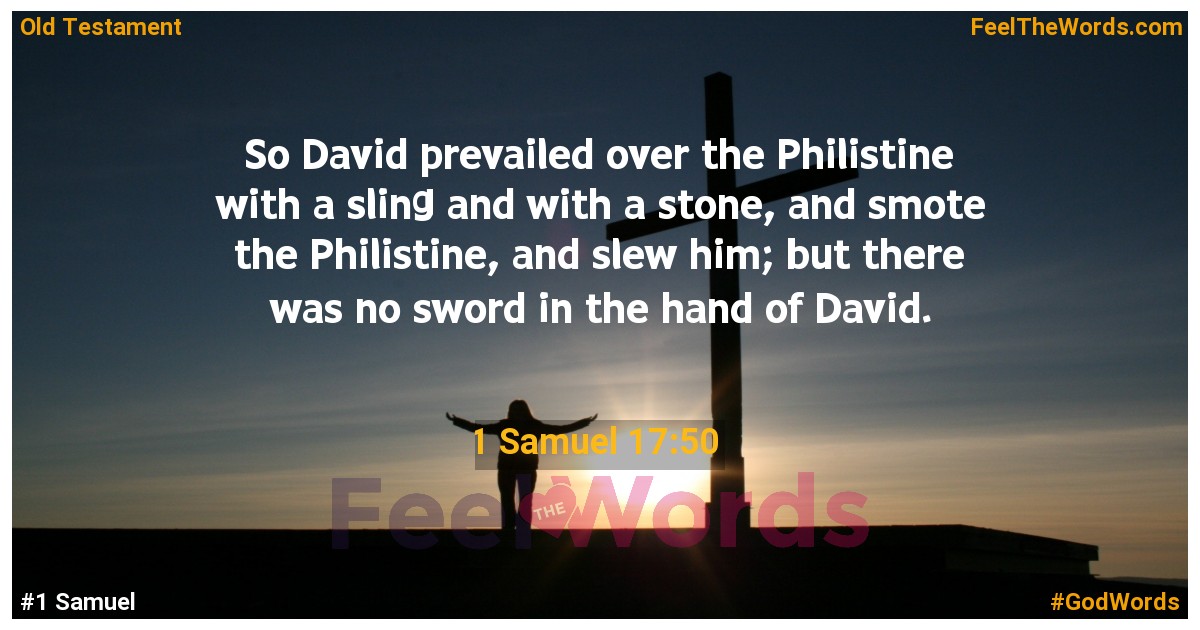 1 Samuel 17:50