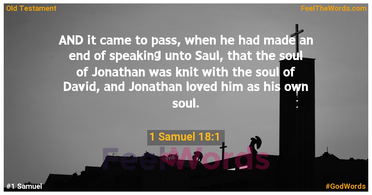 1 Samuel 18:1