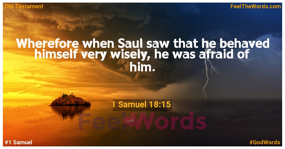 1 Samuel 18:15