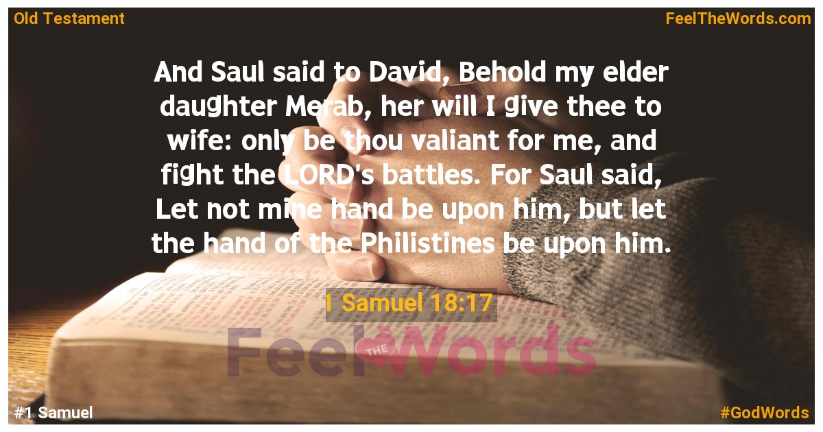 1 Samuel 18:17