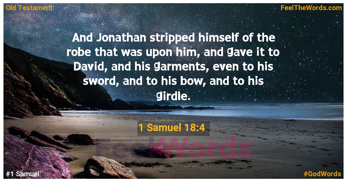 1 Samuel 18:4