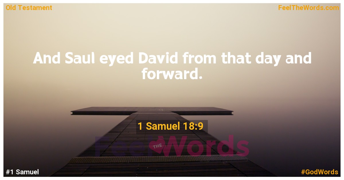 1 Samuel 18:9