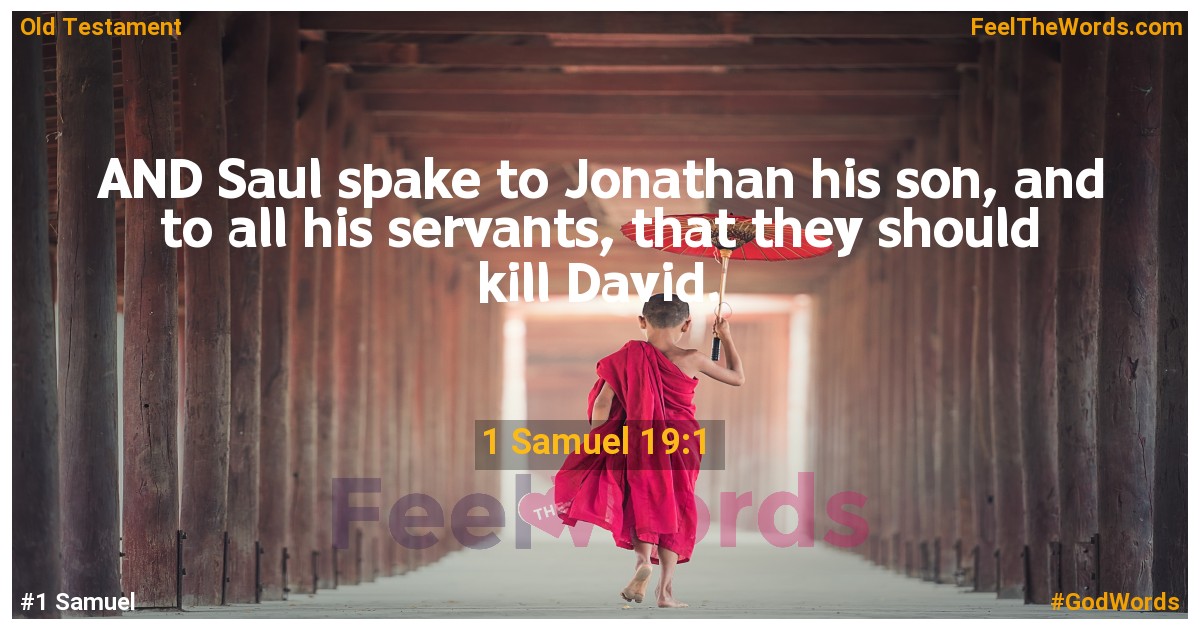 1 Samuel 19:1