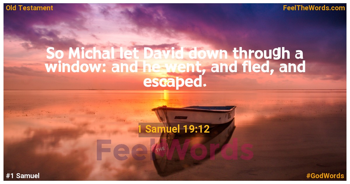 1 Samuel 19:12