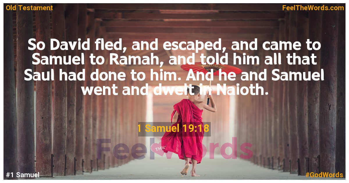 1 Samuel 19:18