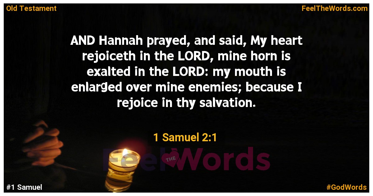 1 Samuel 2:1