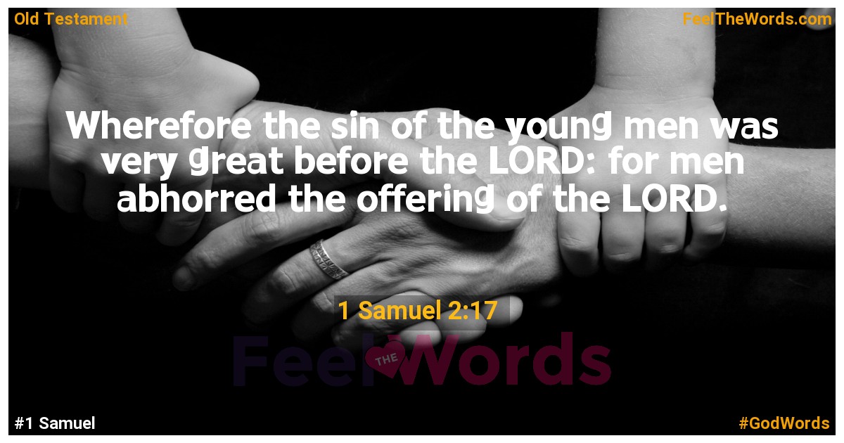 1 Samuel 2:17