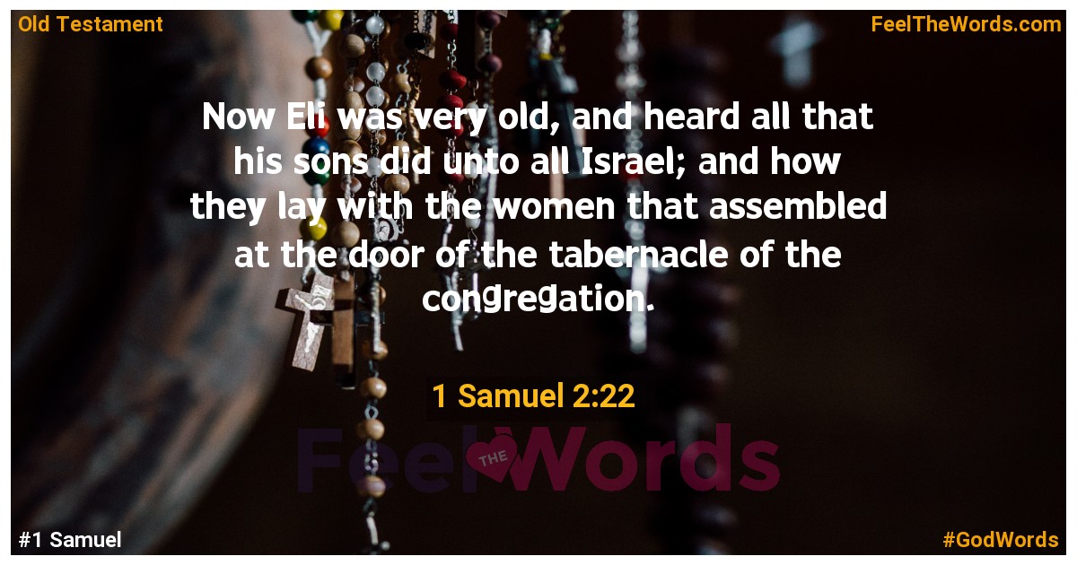 1 Samuel 2:22