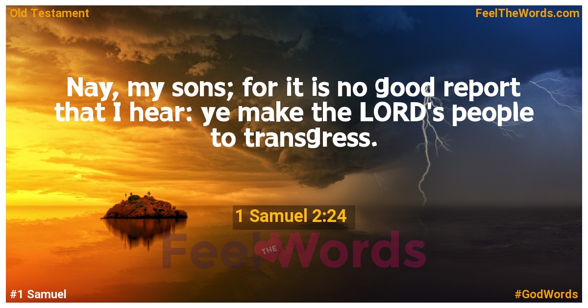 1 Samuel 2:24