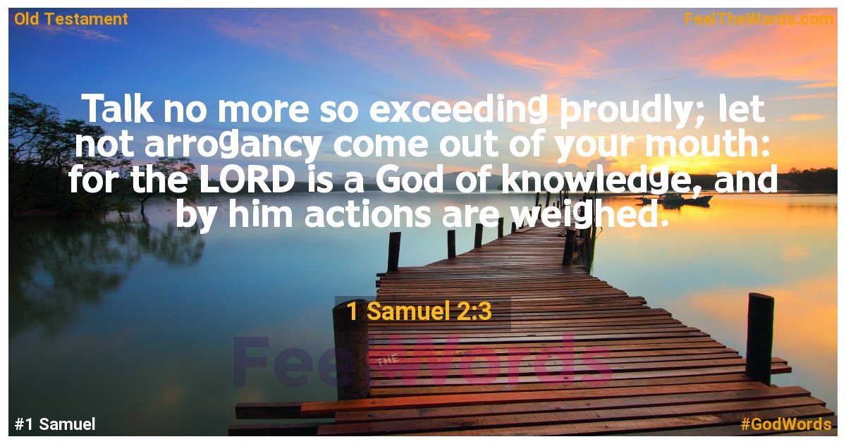 1 Samuel 2:3