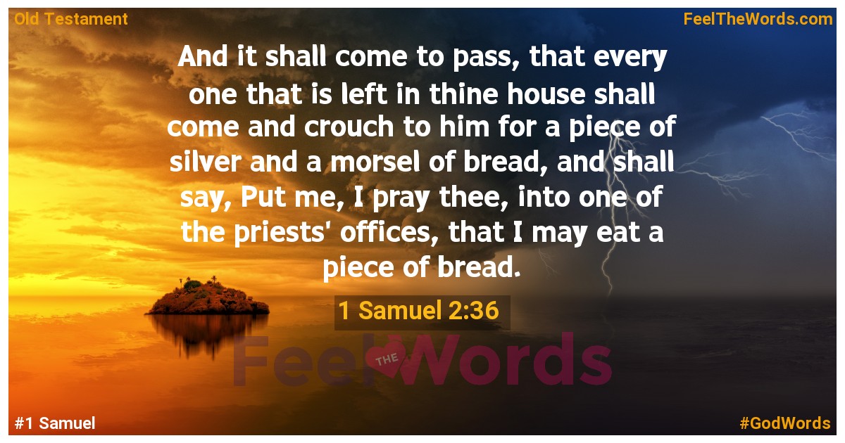 1 Samuel 2:36