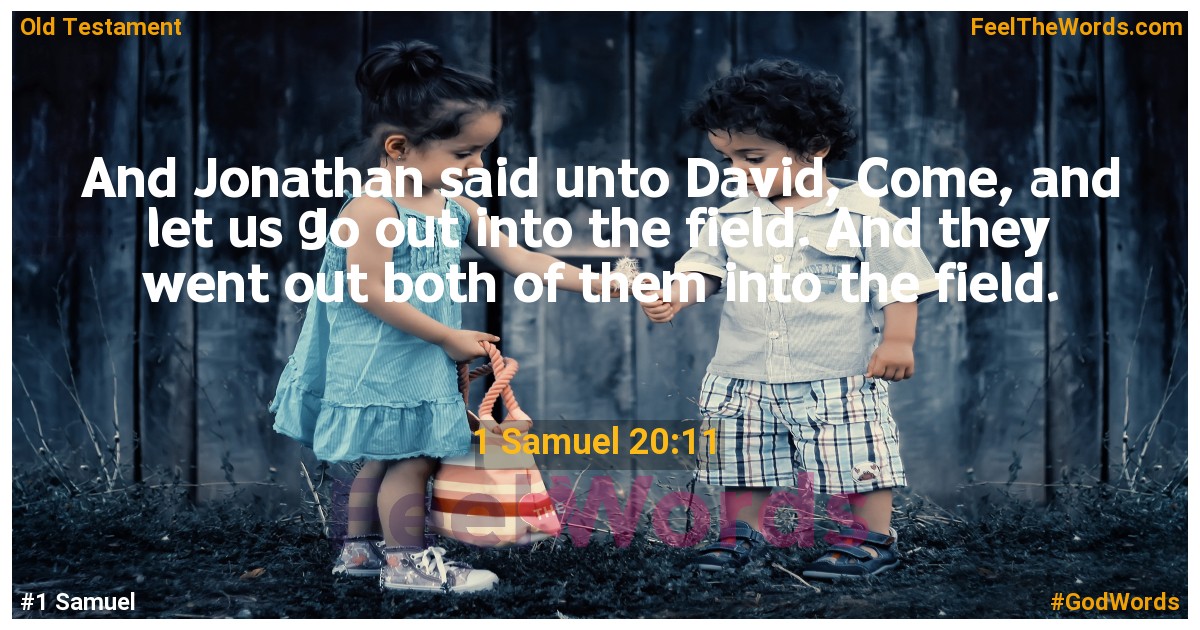 1 Samuel 20:11