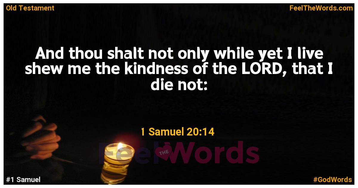 1 Samuel 20:14