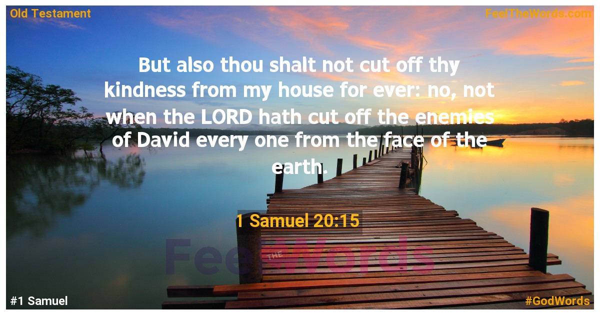 1 Samuel 20:15