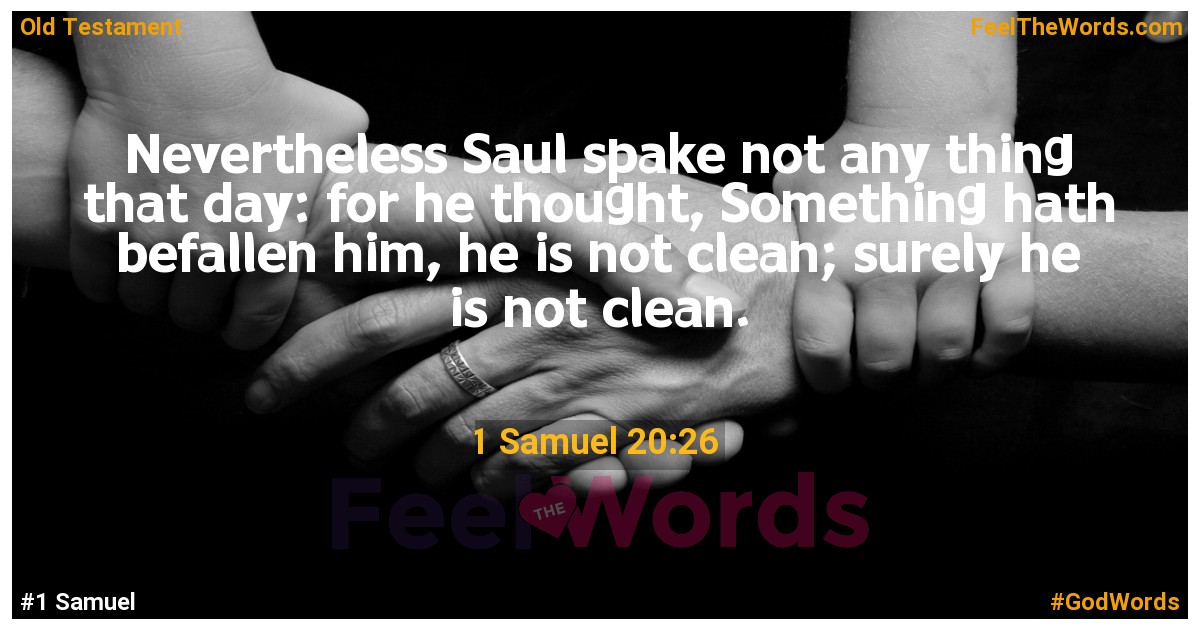 1 Samuel 20:26