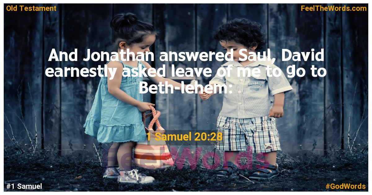 1 Samuel 20:28