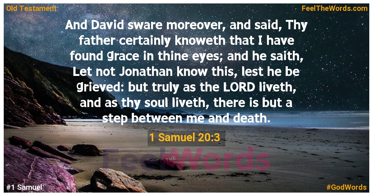 1 Samuel 20:3