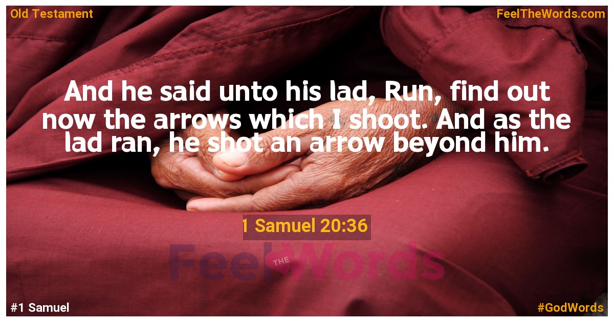 1 Samuel 20:36