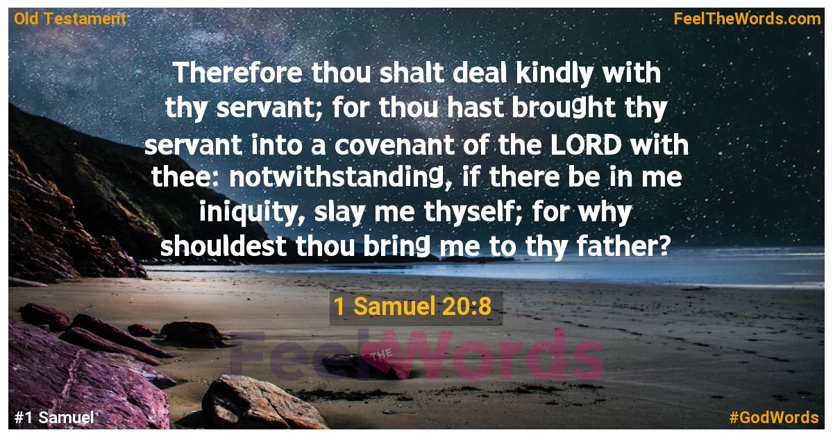 1 Samuel 20:8