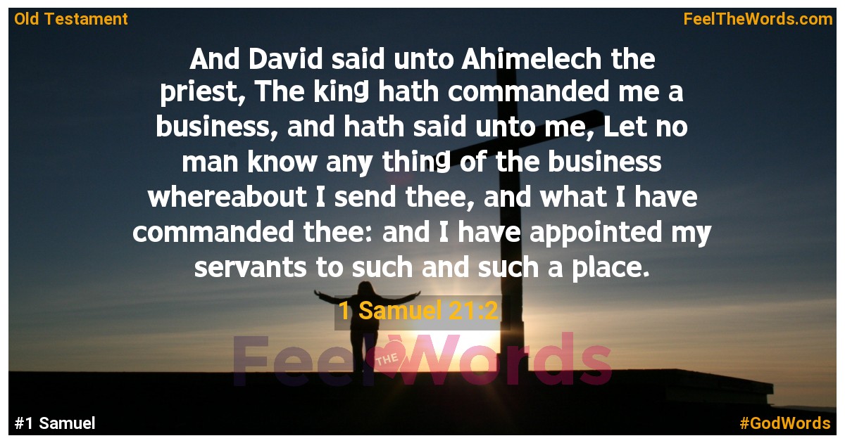 1 Samuel 21:2